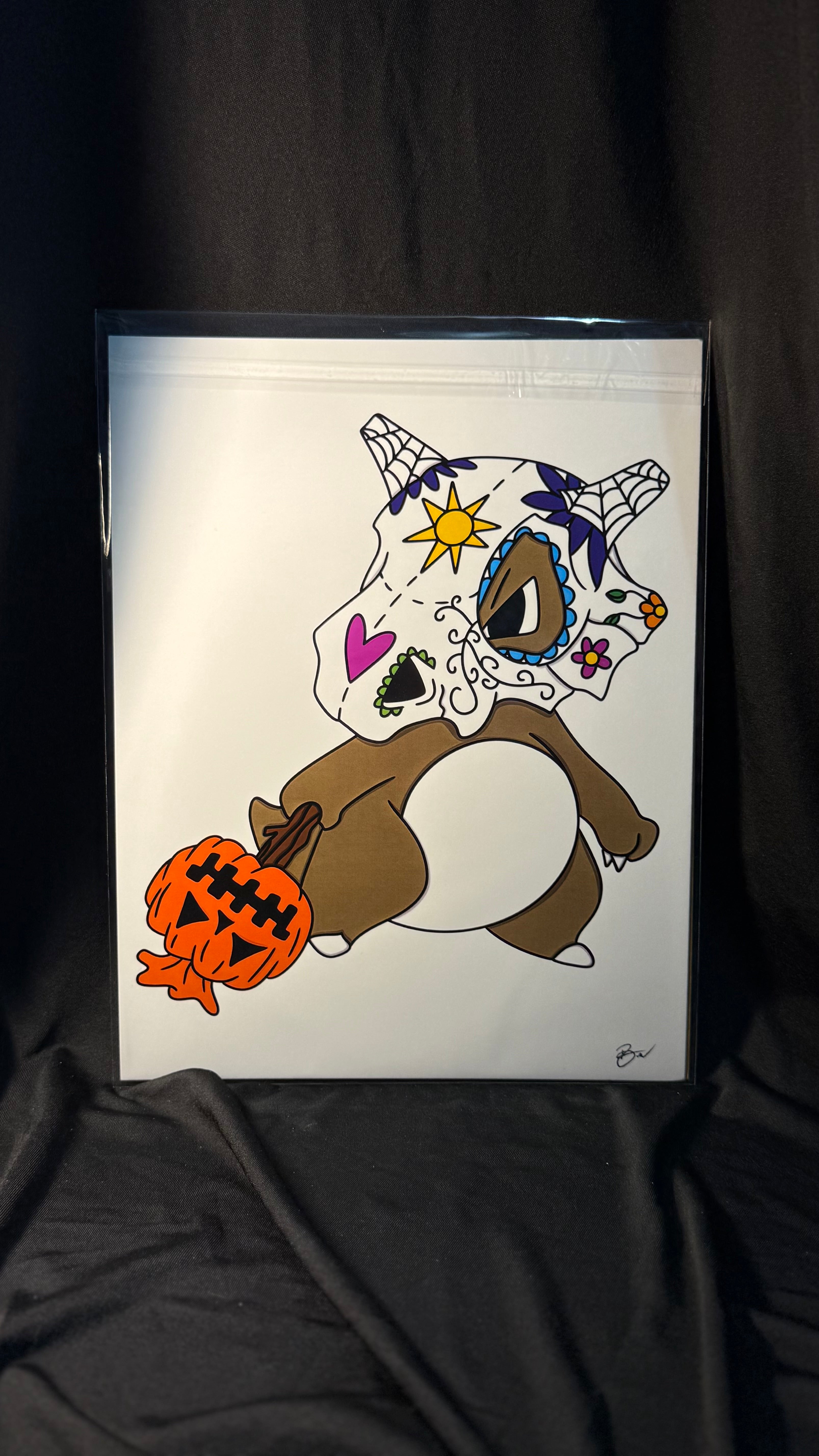 Halloween cuboney print