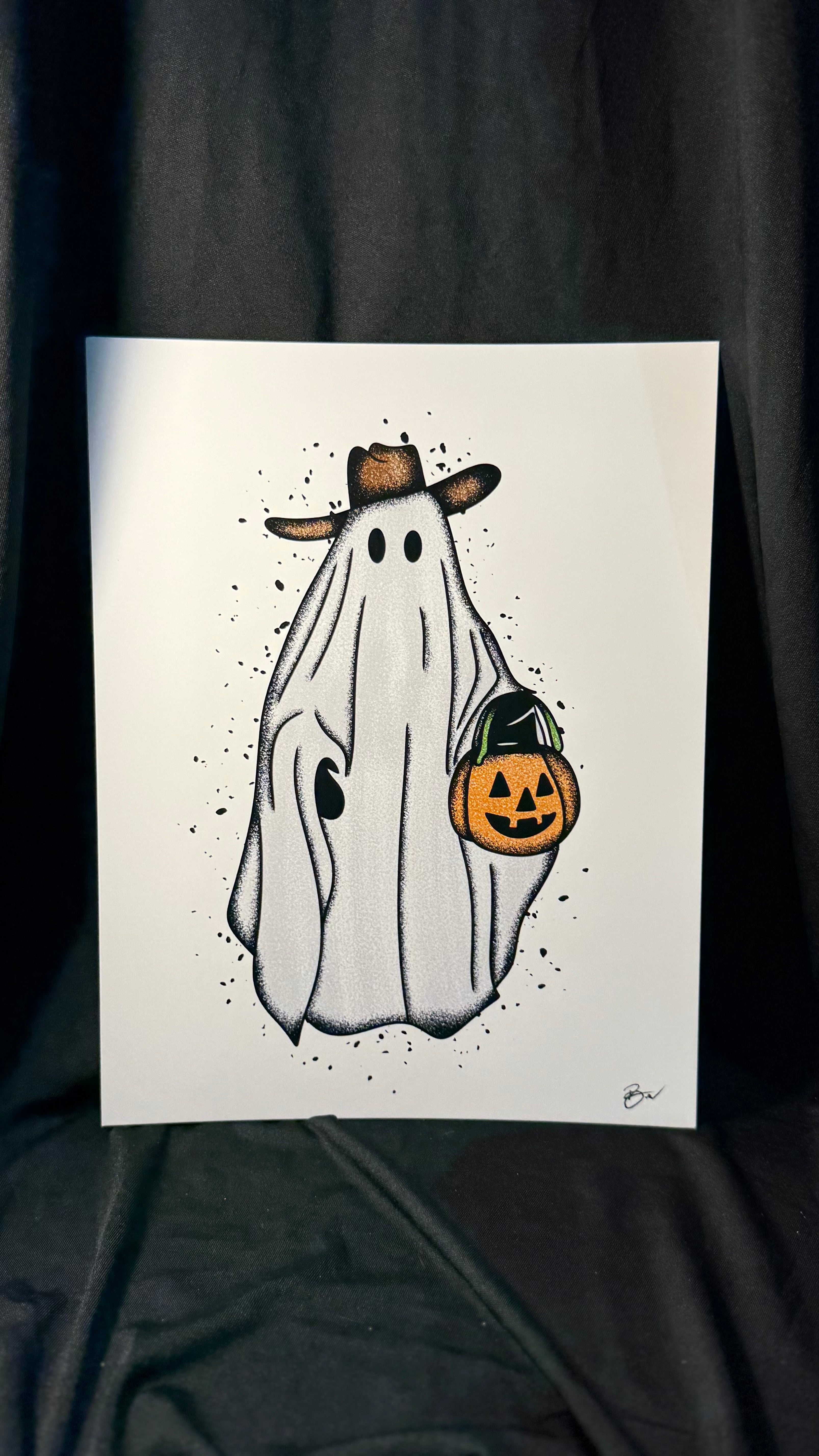 Ghostly cowboy