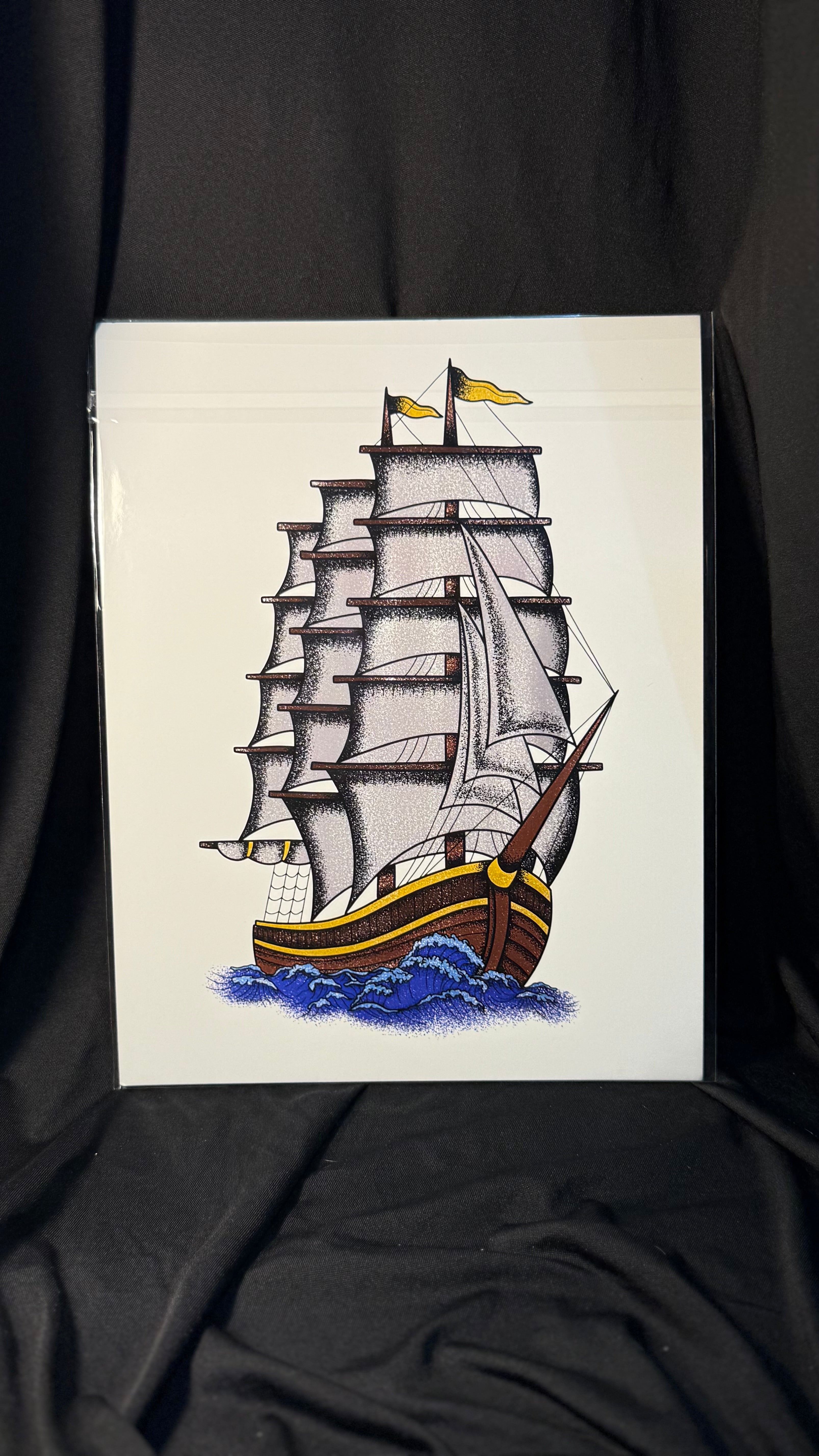 Clipper ship print