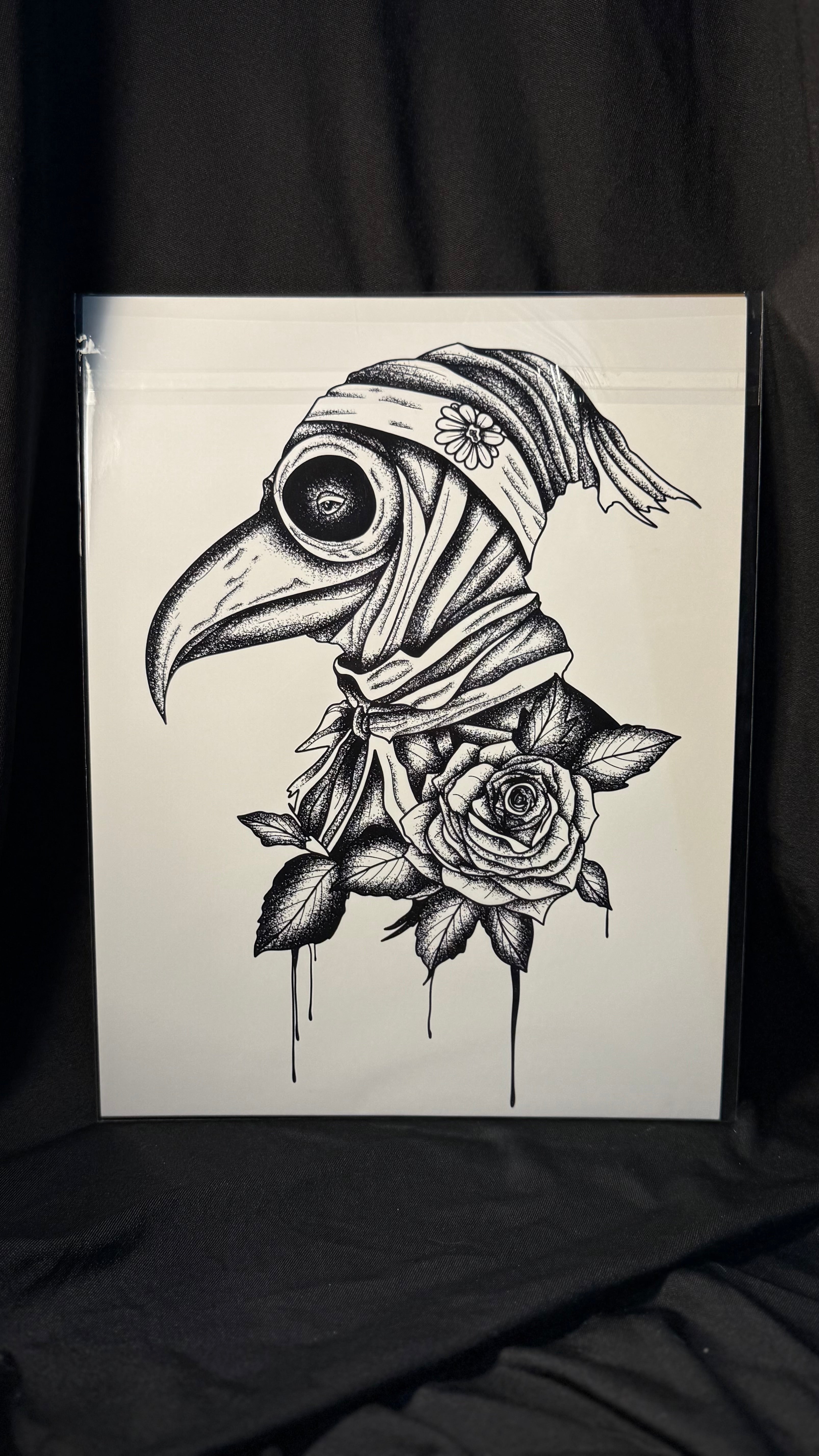 Plague doctor print