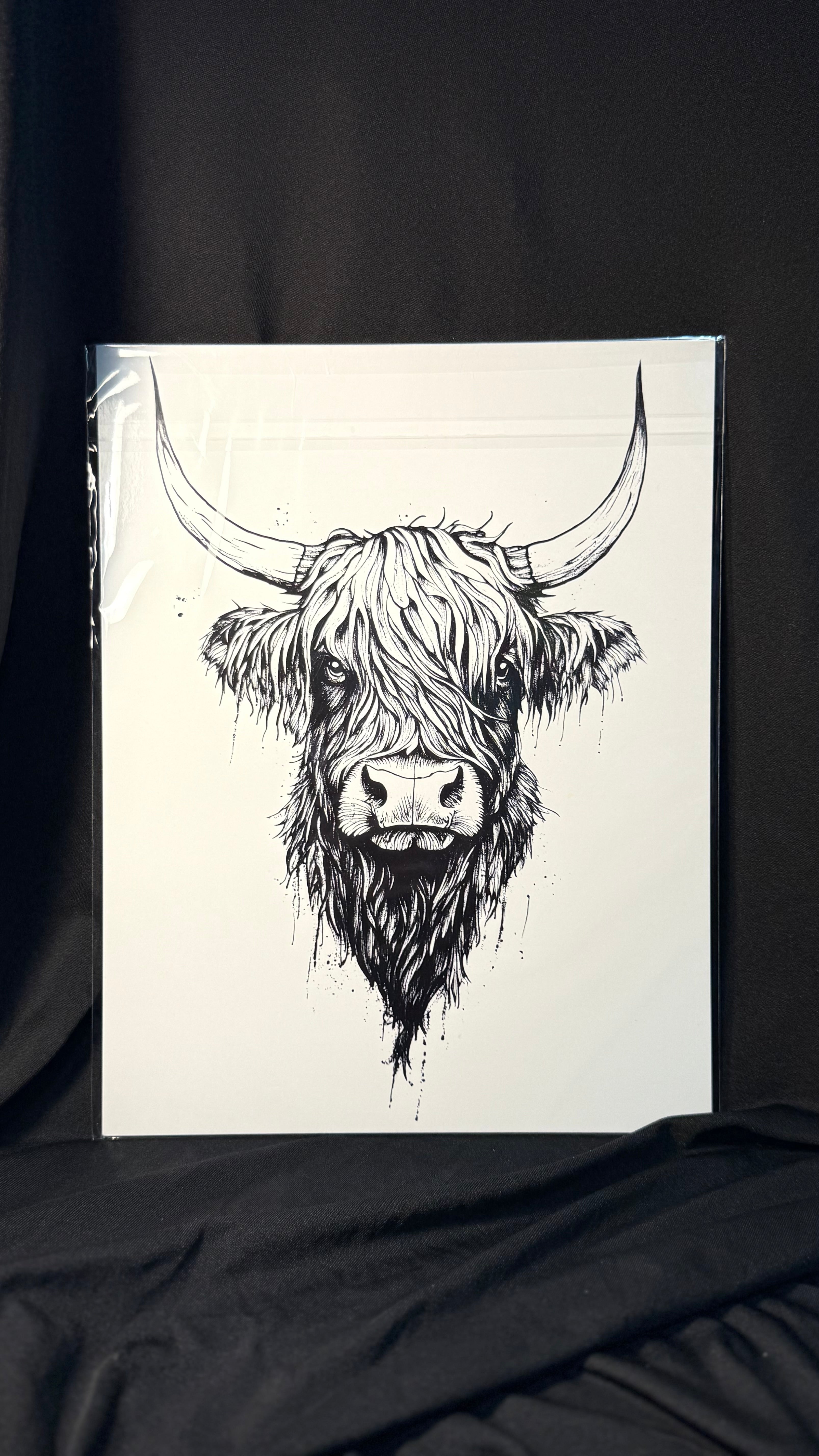 Highland cow print
