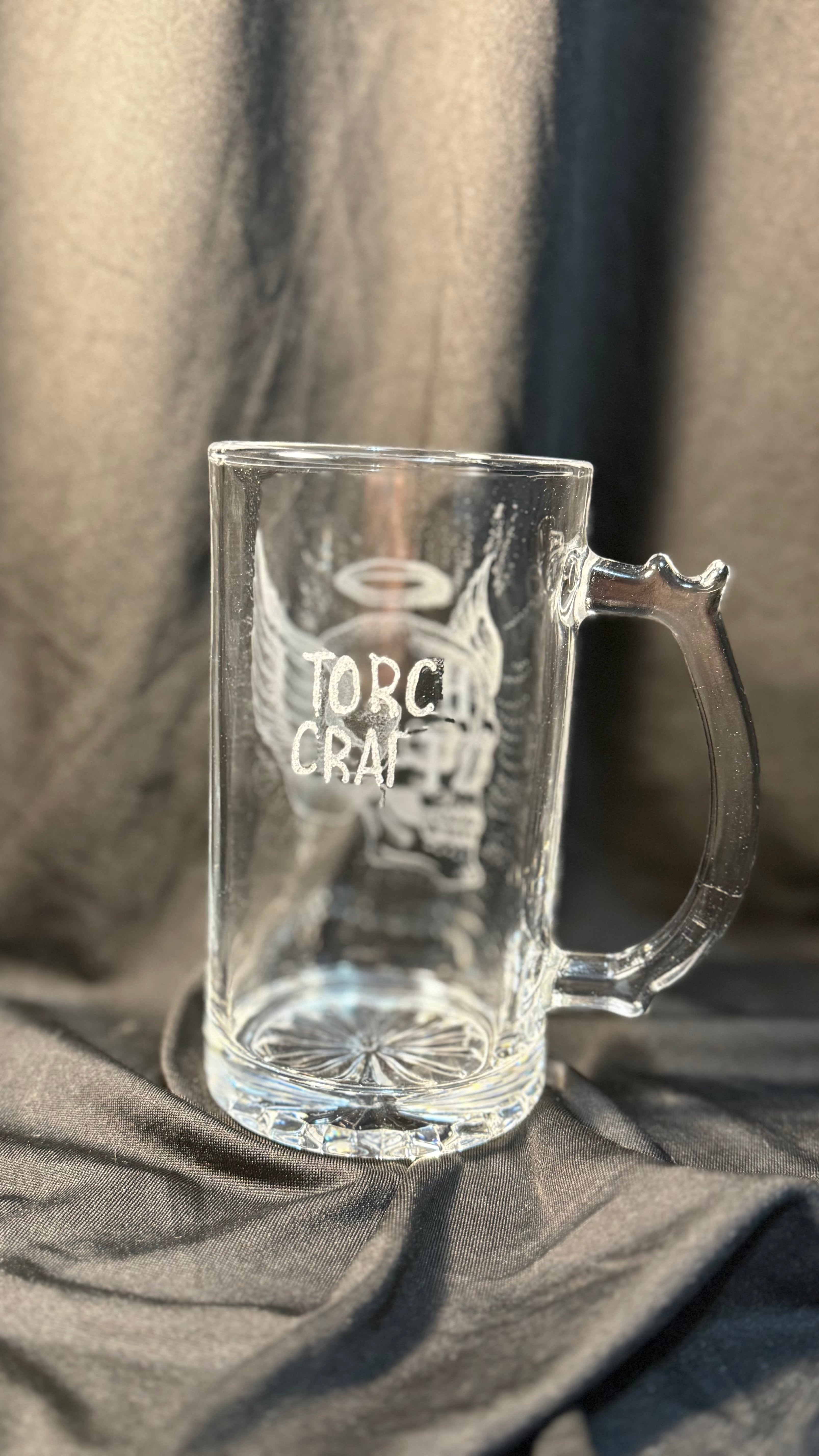 Angel skull engraving