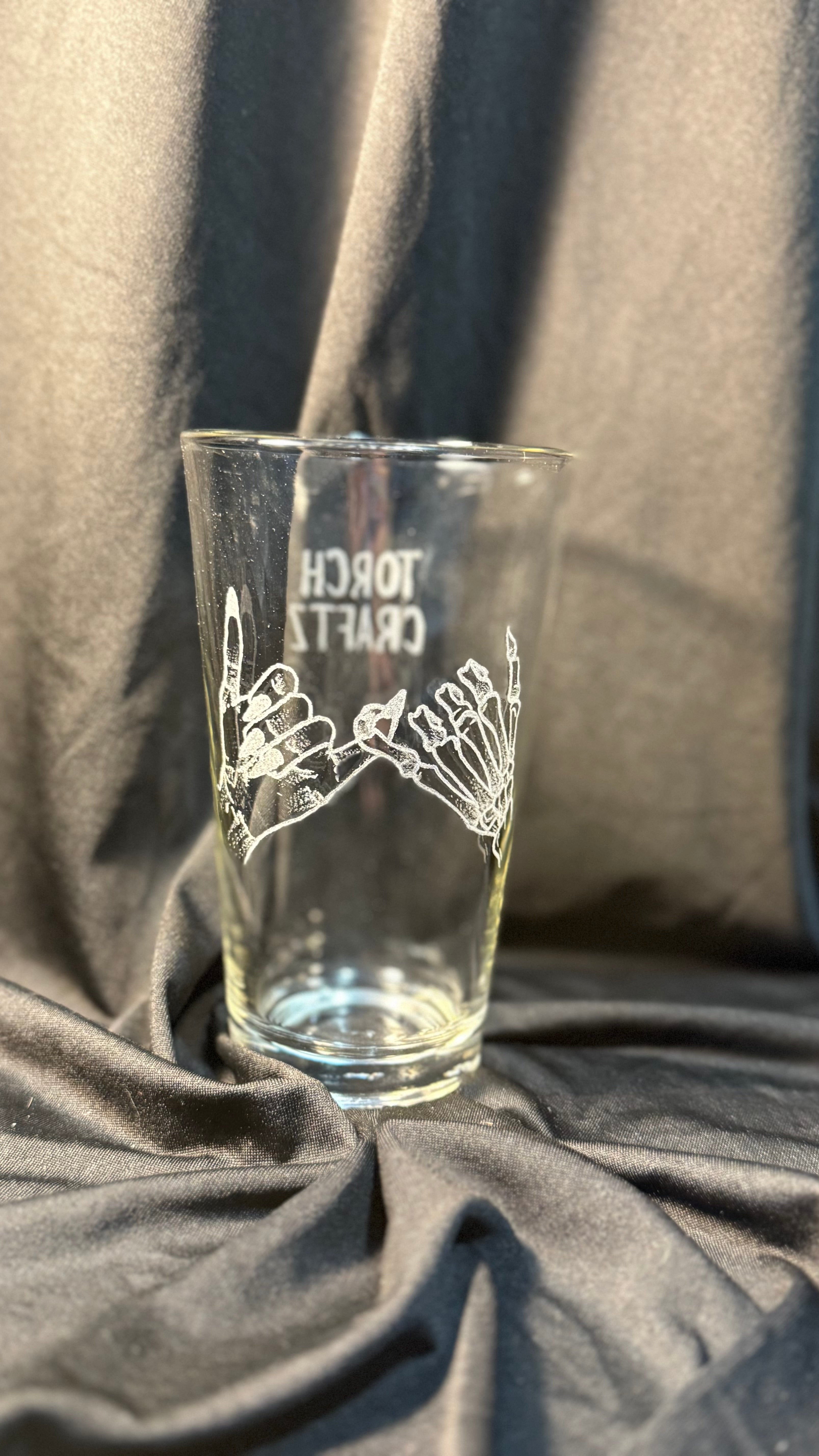 Pink promise engraving