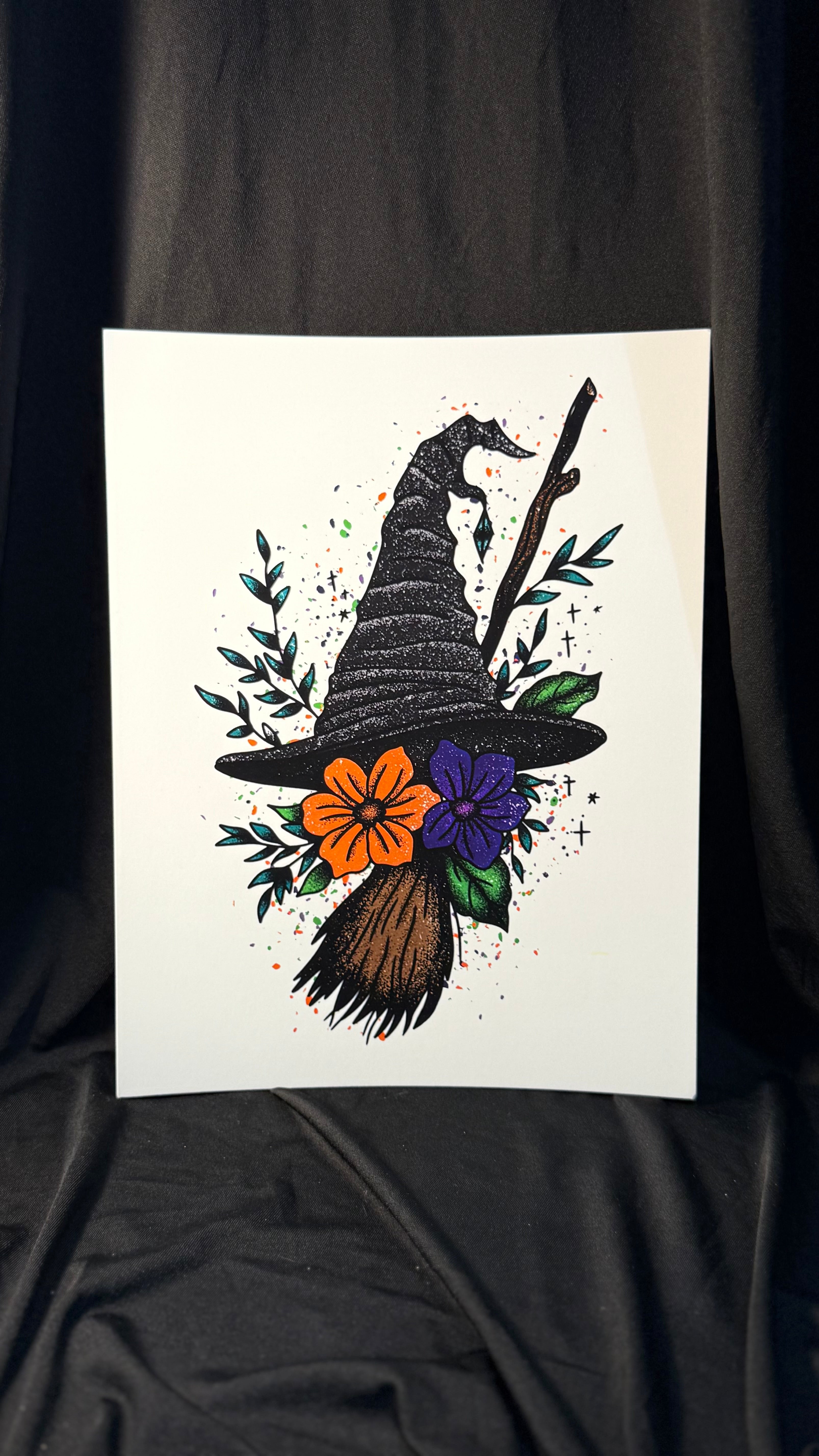 Witch hat print