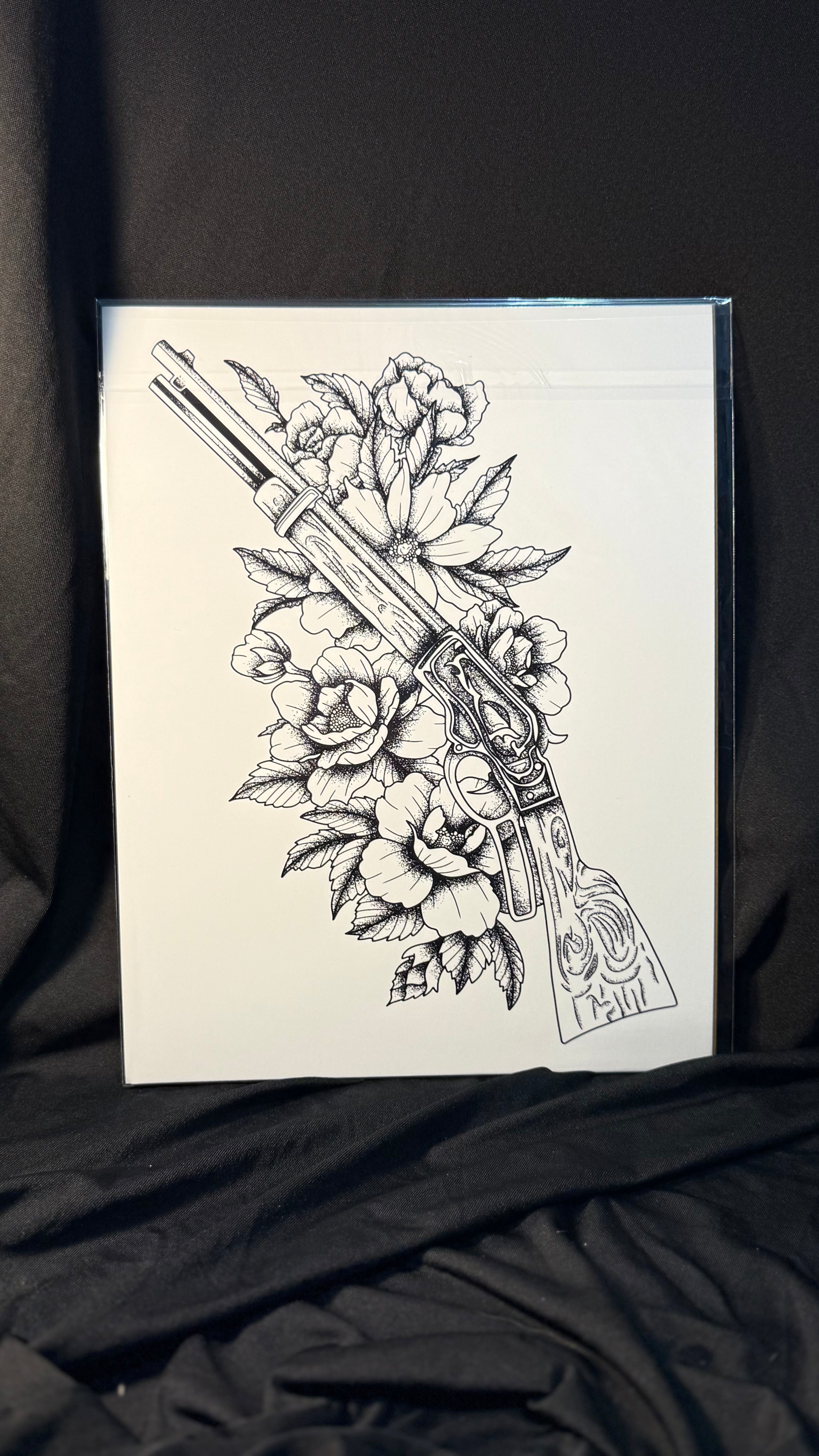 Lever action print