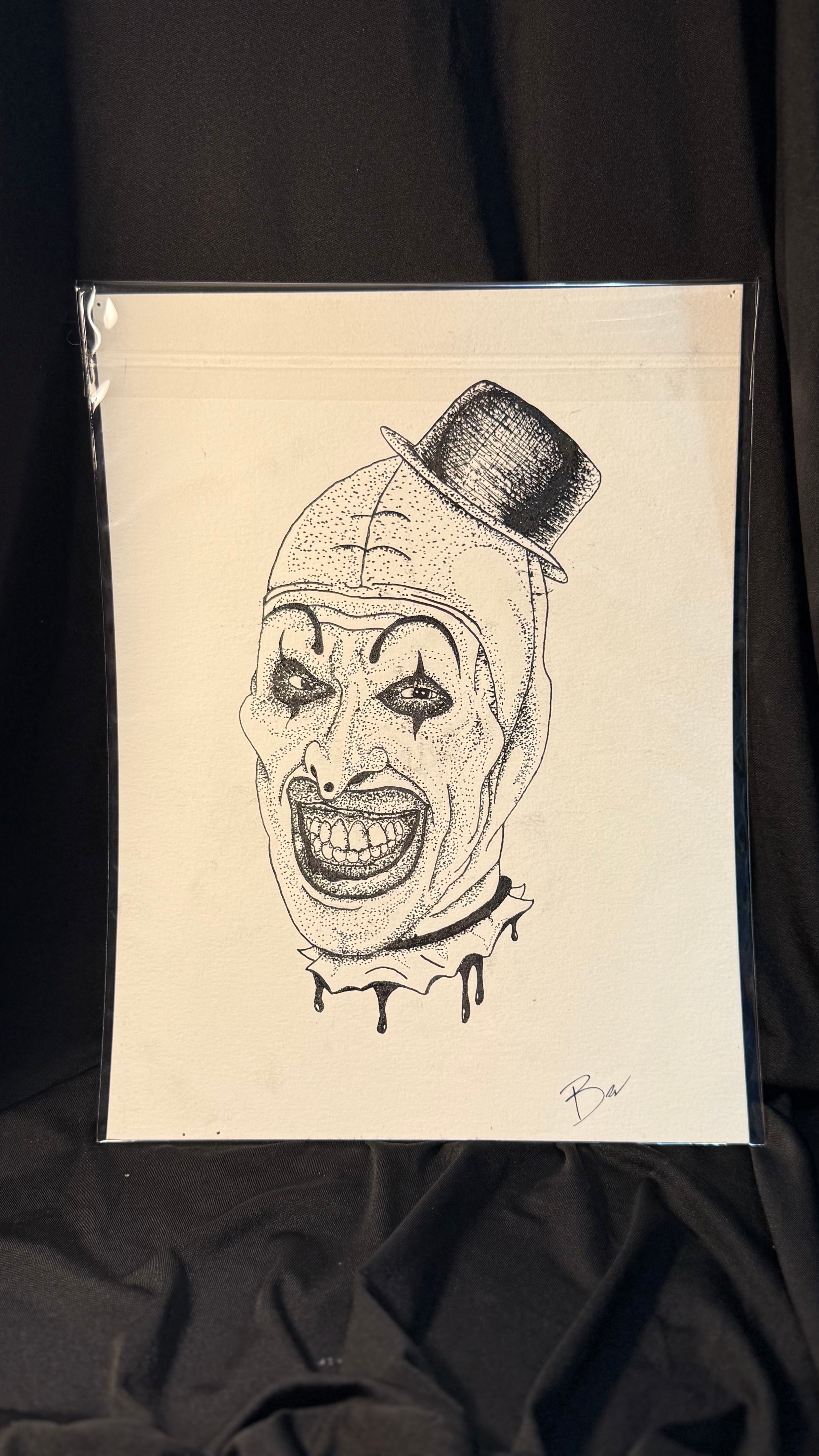 Freaky clown guy!