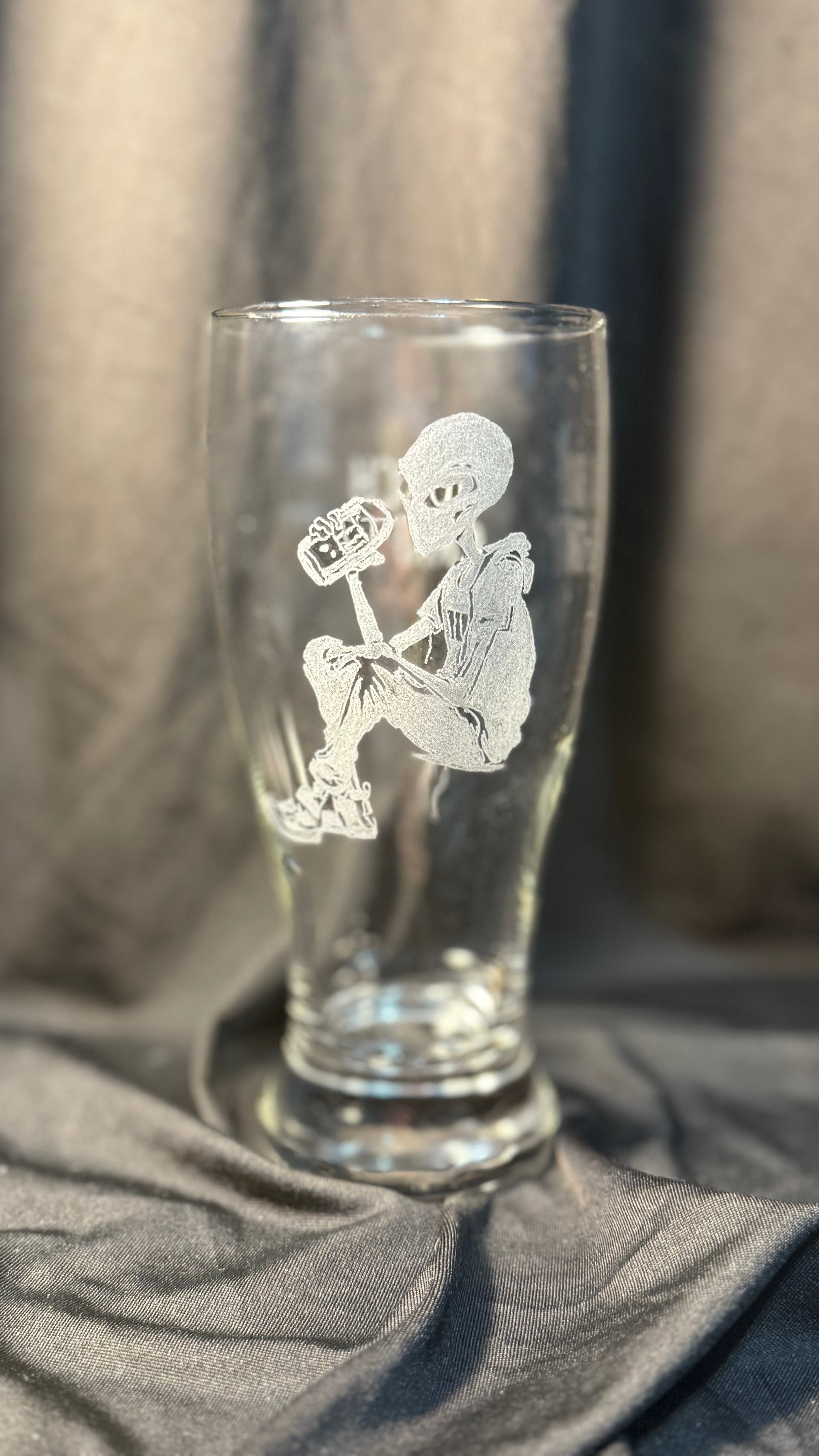 Alien engraving