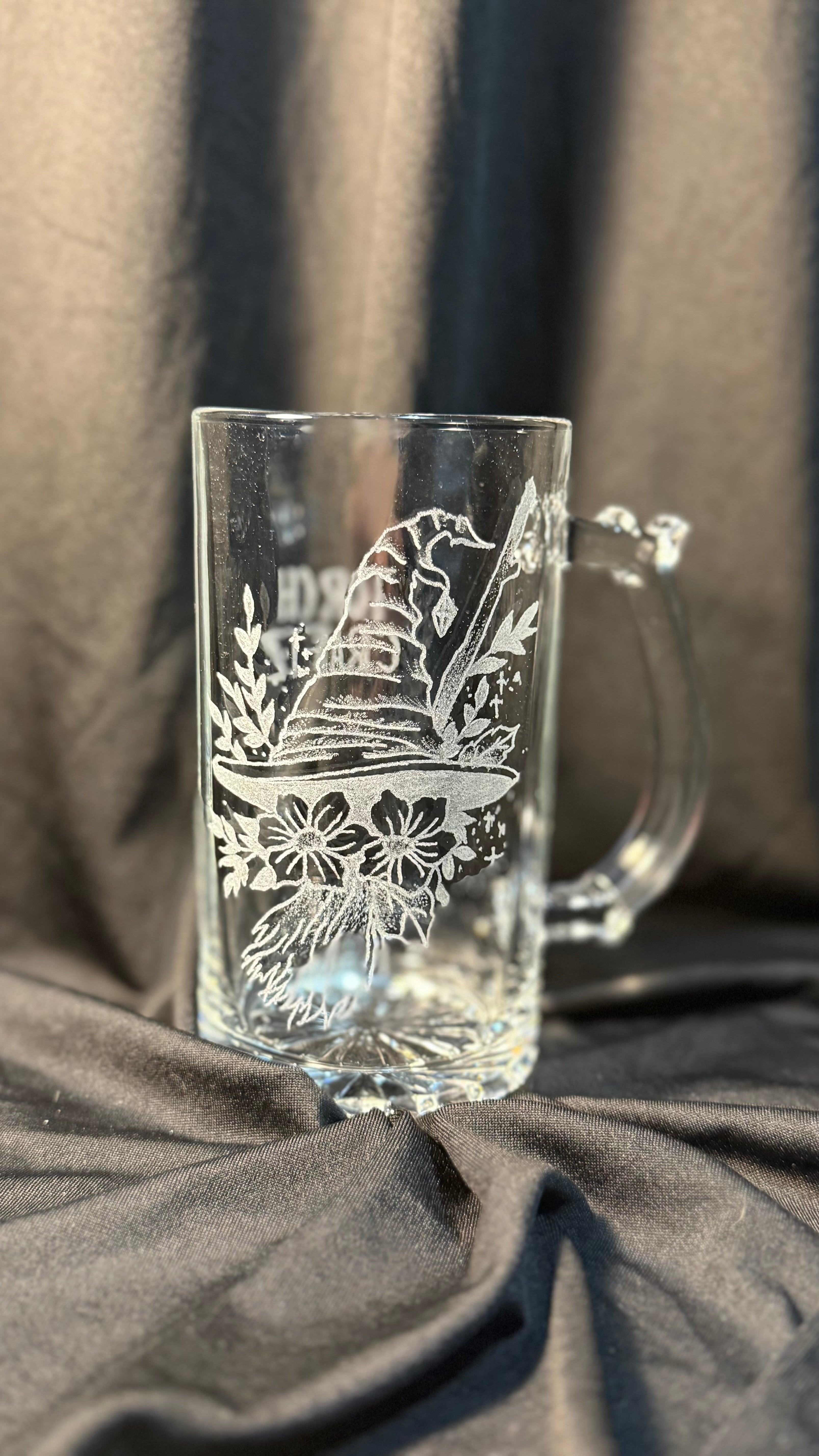 Witch hat engraving